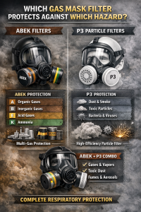 Gas Mask Filters Explained ABEK vs P3 Protection